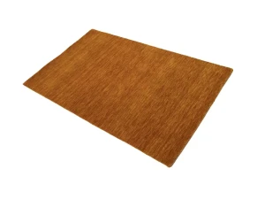 Orange Modern Solid 3X5 Gabbeh Oriental Rug