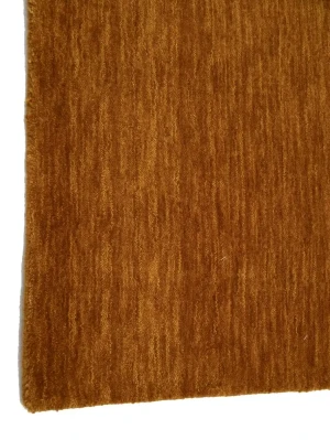 Orange Modern Solid 3X5 Gabbeh Oriental Rug