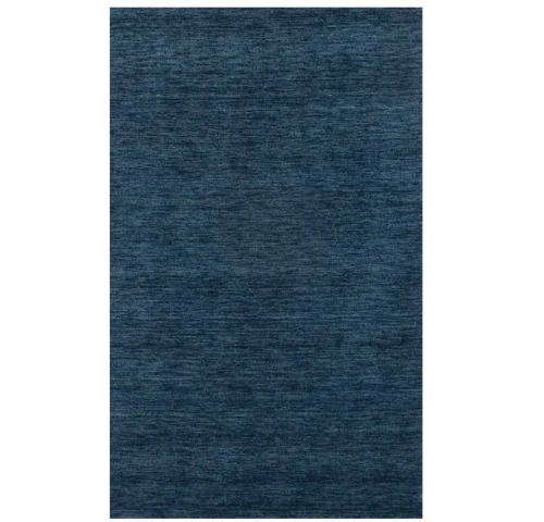 Steel Blue Modern Solid 3X5 Gabbeh Oriental Rug
