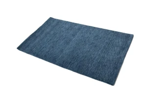 Steel Blue Modern Solid 3X5 Gabbeh Oriental Rug