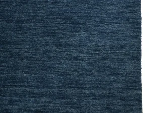 Steel Blue Modern Solid 3X5 Gabbeh Oriental Rug