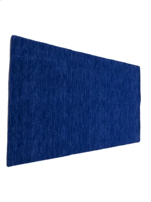 Royal Blue Solid Modern 3X5 Gabbeh Oriental Rug
