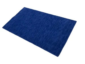 Royal Blue Solid Modern 3X5 Gabbeh Oriental Rug