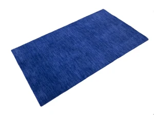 Royal Blue Solid Modern 3X5 Gabbeh Oriental Rug