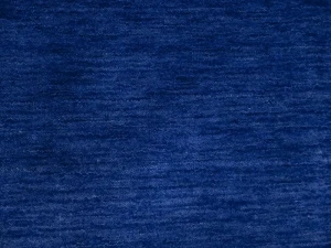 Royal Blue Solid Modern 3X5 Gabbeh Oriental Rug