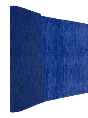 Royal Blue Solid Modern 3X5 Gabbeh Oriental Rug