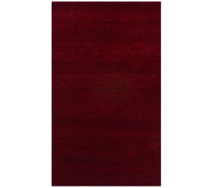 Maroon Red Modern Solid 3X5 Gabbeh Oriental Rug