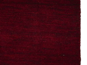 Maroon Red Modern Solid 3X5 Gabbeh Oriental Rug
