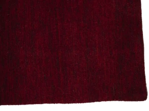Maroon Red Modern Solid 3X5 Gabbeh Oriental Rug