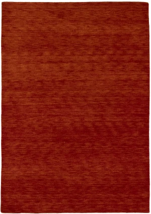 Orange Red Modern Solid 4X6 Gabbeh Oriental Rug