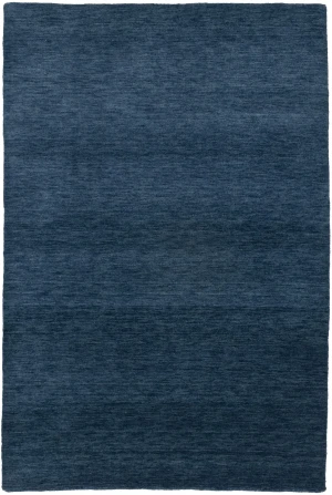 Steel Blue Modern Solid 4X6 Gabbeh Oriental Rug