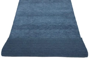 Steel Blue Modern Solid 4X6 Gabbeh Oriental Rug