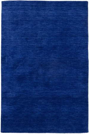 Royal Blue Solid Modern 4X6 Gabbeh Oriental Rug