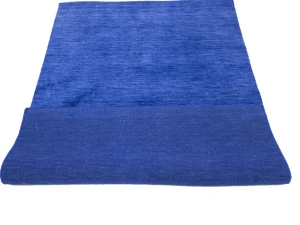 Royal Blue Solid Modern 4X6 Gabbeh Oriental Rug