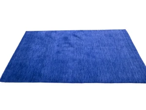 Royal Blue Solid Modern 4X6 Gabbeh Oriental Rug