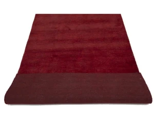 Maroon Red Modern Solid 4X6 Gabbeh Oriental Rug