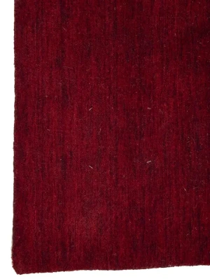 Maroon Red Modern Solid 4X6 Gabbeh Oriental Rug