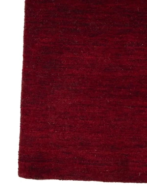 Maroon Red Modern Solid 4X6 Gabbeh Oriental Rug