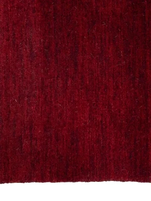 Maroon Red Modern Solid 4X6 Gabbeh Oriental Rug