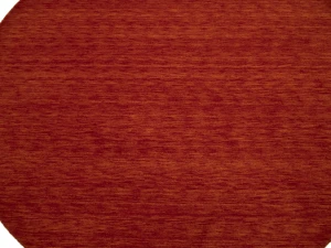 Orange Red Modern Solid 6X6 Gabbeh Oriental Round Rug