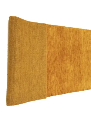 Orange Modern Solid 3X8 Gabbeh Oriental Runner Rug