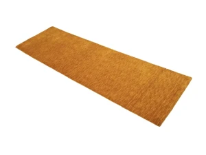 Orange Modern Solid 3X8 Gabbeh Oriental Runner Rug