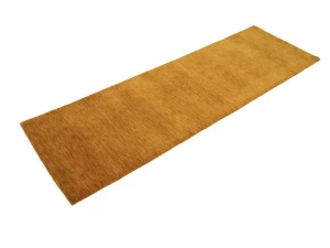 Orange Modern Solid 3X8 Gabbeh Oriental Runner Rug