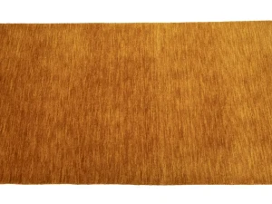 Orange Modern Solid 3X8 Gabbeh Oriental Runner Rug