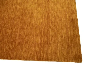 Orange Modern Solid 3X8 Gabbeh Oriental Runner Rug