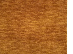 Orange Modern Solid 3X8 Gabbeh Oriental Runner Rug