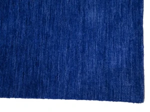 Solid Royal Blue Modern 3X8 Gabbeh Oriental Runner Rug