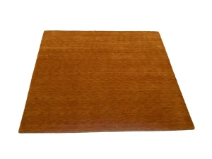 Orange Modern Solid 6X6 Gabbeh Oriental Square Rug