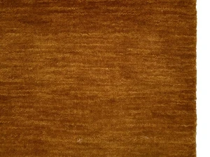 Orange Modern Solid 6X6 Gabbeh Oriental Square Rug