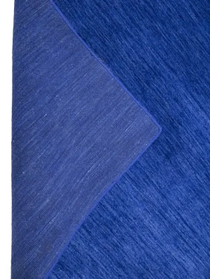 Solid Royal Blue Modern 6X6 Gabbeh Oriental Square Rug