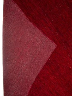 Maroon Red Modern Solid 6X6 Gabbeh Oriental Square Rug