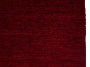 Maroon Red Modern Solid 6X6 Gabbeh Oriental Square Rug