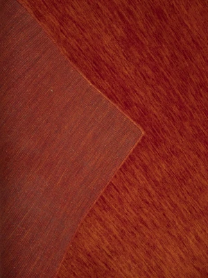 Orange Red Modern Solid 5X8 Gabbeh Oriental Rug