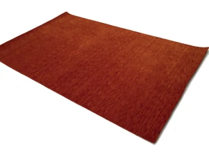 Orange Red Modern Solid 5X8 Gabbeh Oriental Rug