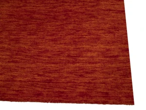 Orange Red Modern Solid 5X8 Gabbeh Oriental Rug