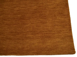 Orange Modern Solid 5X8 Gabbeh Oriental Rug