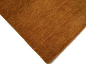 Orange Modern Solid 5X8 Gabbeh Oriental Rug