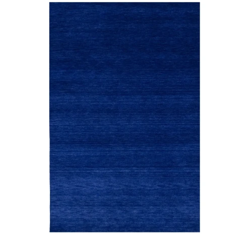 Solid Royal Blue Modern 5X8 Gabbeh Oriental Rug
