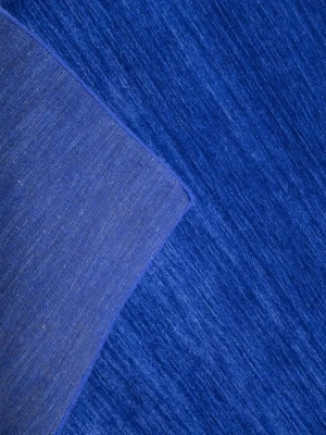 Solid Royal Blue Modern 5X8 Gabbeh Oriental Rug