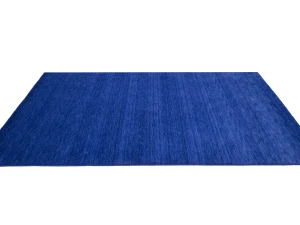 Solid Royal Blue Modern 5X8 Gabbeh Oriental Rug