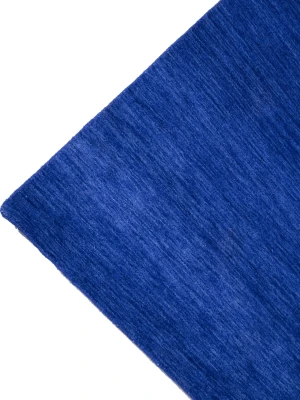 Solid Royal Blue Modern 5X8 Gabbeh Oriental Rug