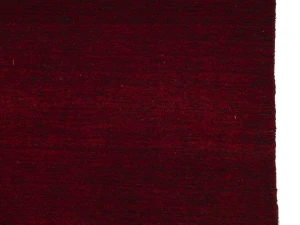 Maroon Red Modern Solid 5X8 Gabbeh Oriental Rug