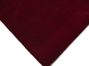Maroon Red Modern Solid 5X8 Gabbeh Oriental Rug