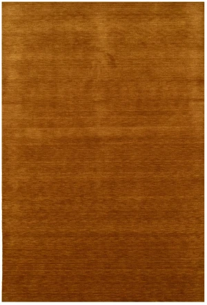 Orange Modern Solid 6X9 Gabbeh Oriental Rug