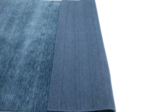Steel Blue Modern Solid 6X9 Gabbeh Oriental Rug