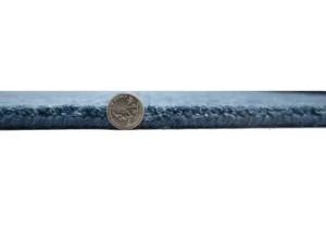 Steel Blue Modern Solid 6X9 Gabbeh Oriental Rug